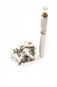 Electronic cigarette versus dirty smelly normal cigarette butts